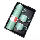 Kit Garrafa Térmica  500ml Com 3 Xícaras