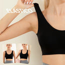 2 Peças, Sutiã esportivo sem costura, Push up respirável à prova de choque feminino cropped top, Sutiã esportivo, Roupa íntima