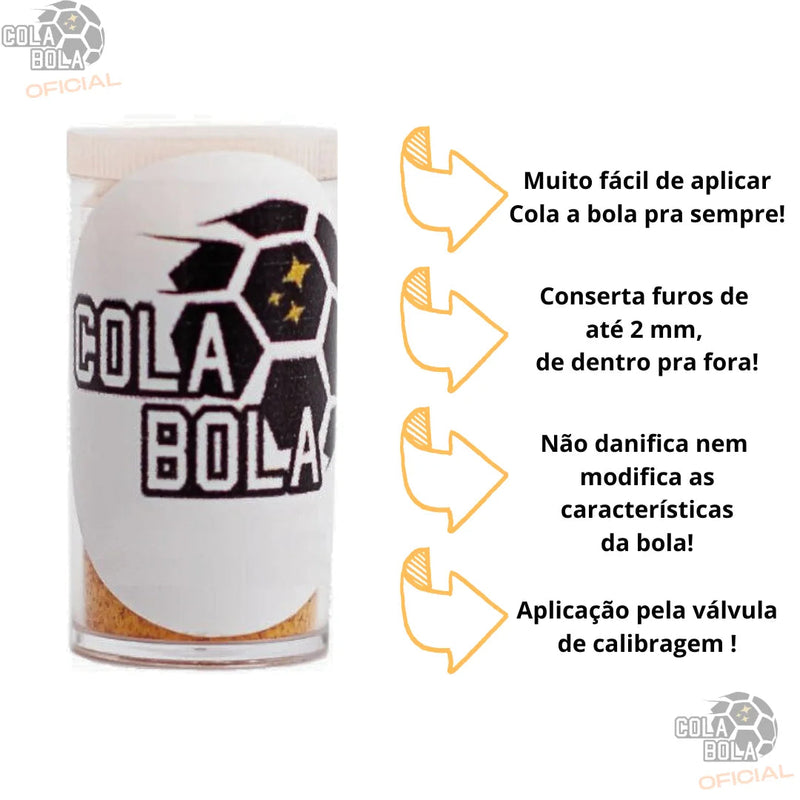 Kit De Bola Cola 10 Tiros - Consertar Bola