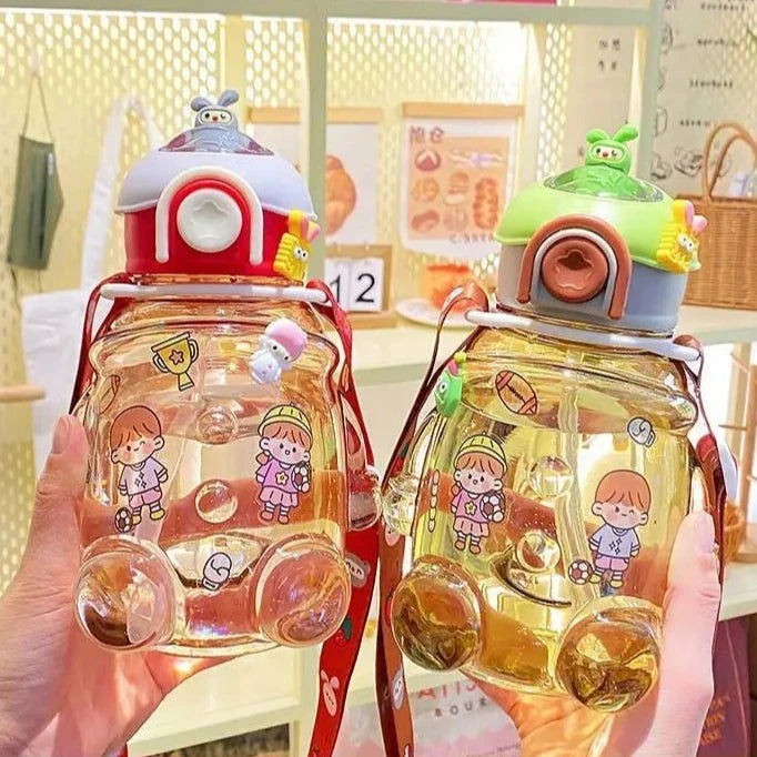 Garrafa Infantil Unissex Com Adesivo - 1L